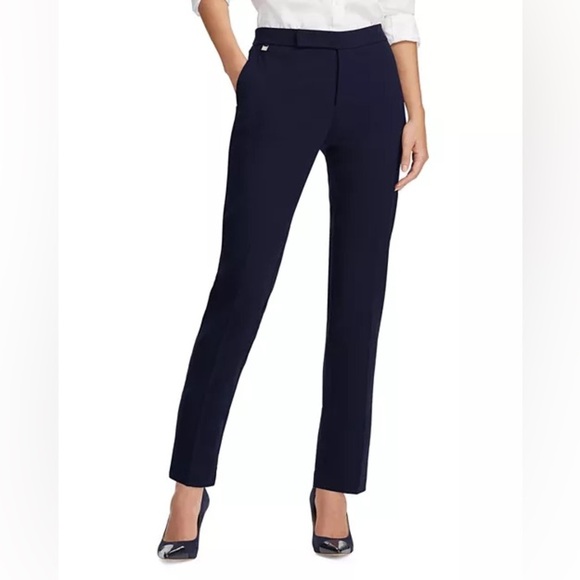 Lauren Ralph Lauren black label Stretch Ponte Straight Leg Pants - Picture 1 of 12